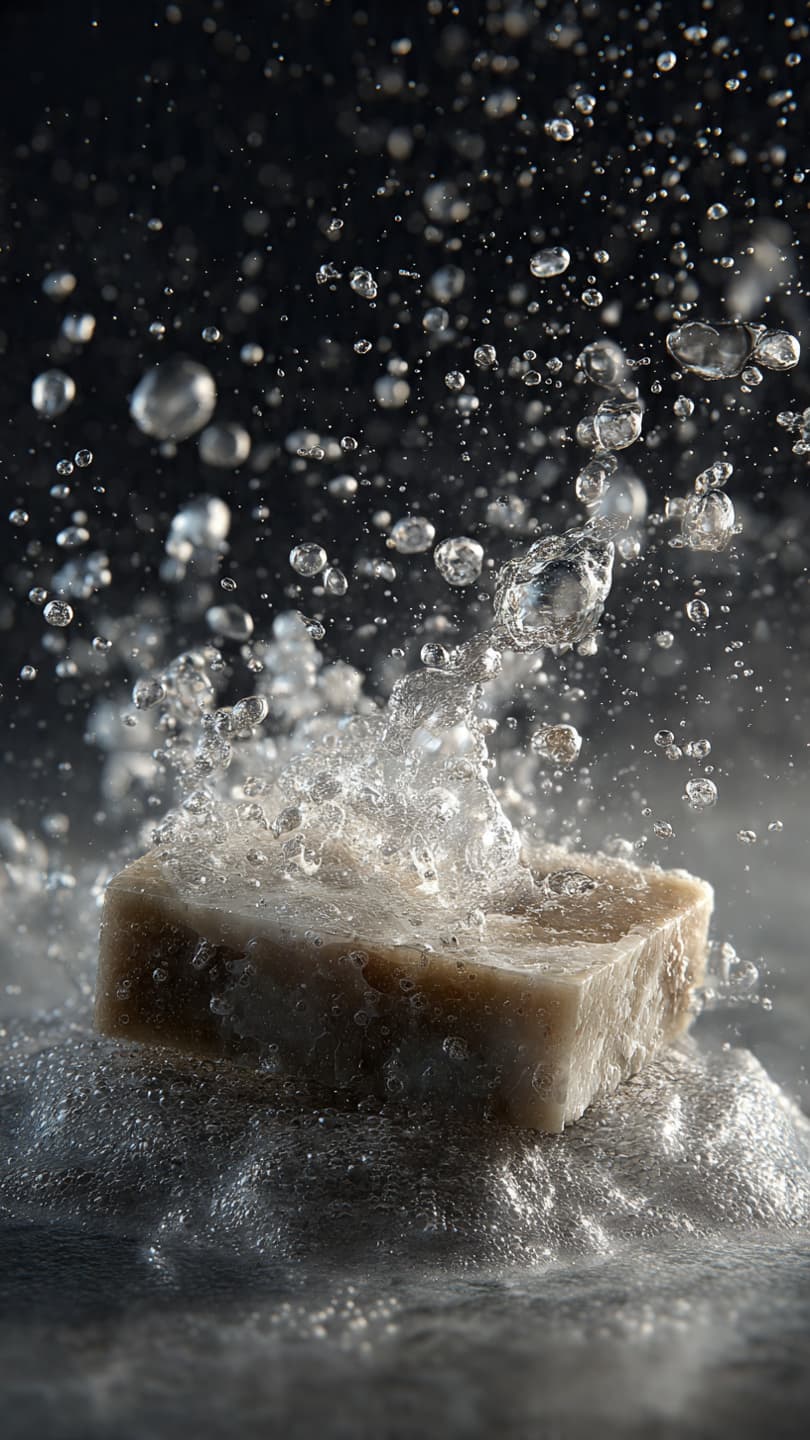 Hand-Crafted Lavender Bar Soap