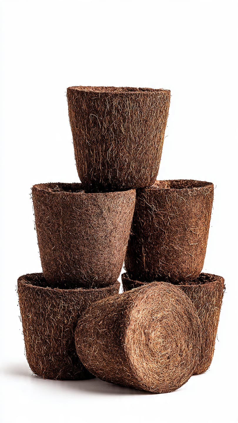 Verdant Coconut Coir Seed Starter Pots 2in 50-Pack