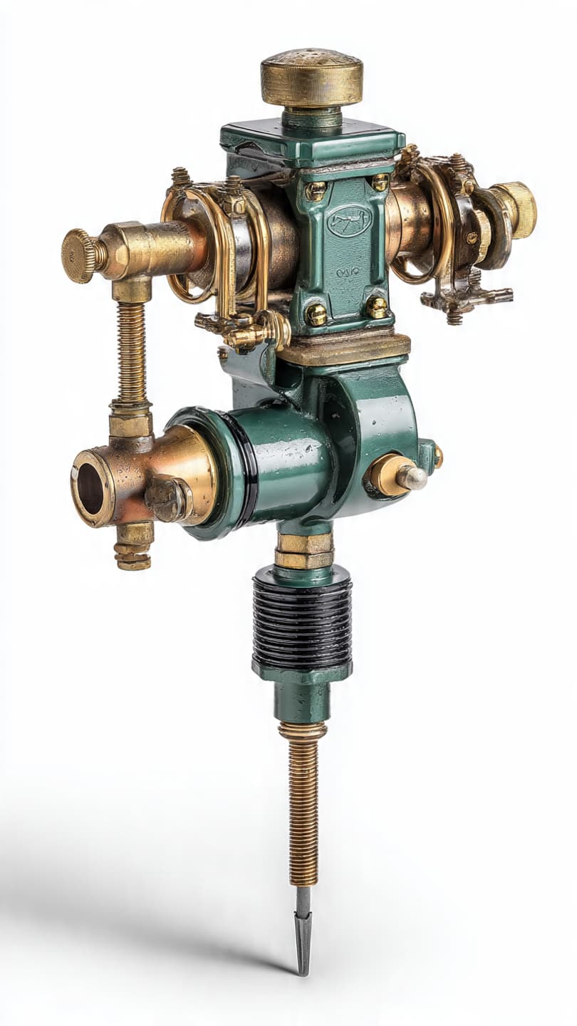 Verdant Brass-Impact Oscillating Lawn Sprinkler on Spike