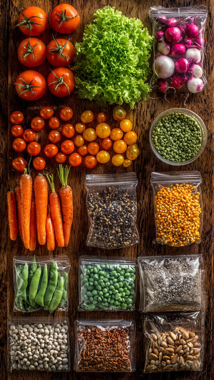 Vegetable Seeds Assorted 6-Pack